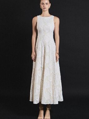 Endless Rose Denali Floral Embroidered Sleeveless Dress
